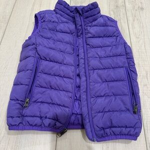 Boulder Gear Purple Puffer Vest Girls size 4